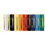 Exacompta Heftstreifen PP Metall weiß