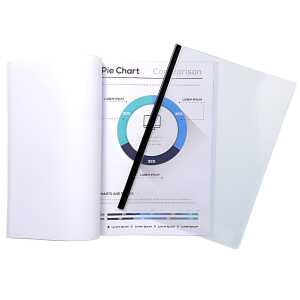 Aktendeckel f.Klemmschien PVC 10St