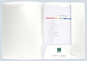 Präsentationsmappe Krea Cover weiß