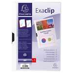 Exacompta Klemmmappe Exa-Clip 30Bl weiss