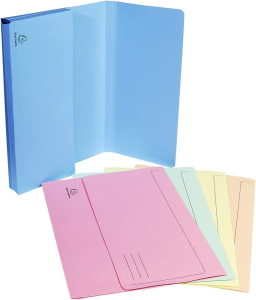 Packung mit 10 Aktenmappen Manila-Karton 220g, für Format DIN A4 Gelb