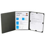 Exacompta Bew-mappe 3tlg 1Kl Leinen sch