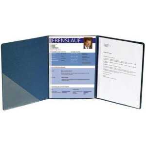 Exacompta Bew-mappe 3tlg 2Kl Hl Lein bl
