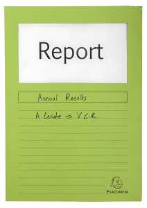 Exacompta Fenstermappe Forever 100St h-grün