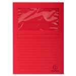 Exacompta Fenstermappe A4 25St Forever rot
