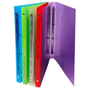 Exacompta Ringbuch A4 Kristall 4R 15mm sort