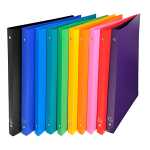 Ringb A4 Uni PP oE 4R 15mm sort