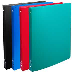Ringbuch A4 Uni PP oE 4R 20mm sort