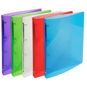 Exacompta Ringbuch A4 Kristall 4R 20mm sort