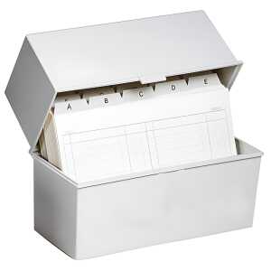 Exacompta Karteikassette A7 lichtgrau