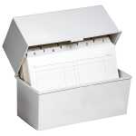 Exacompta Karteikassette A7 lichtgrau