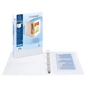 Ringbuch A4 KC 2-seit 4R 60mm weiß