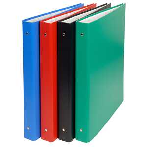 Ringb A4Maxi PVC oE 4R 30mm sort