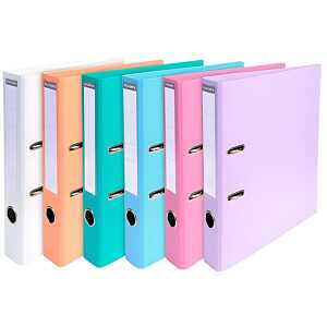 Exacompta Ordner A4 PVC 50mm pastel sort