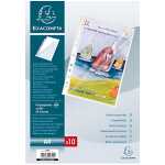 Packung mit 10 Prospekthüllen gelocht aus glattem PP...