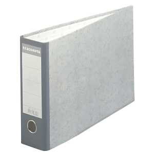 Exacompta Ordner A4 quer 70mm wolkenm grau