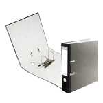 Ordner A4 80mm wolkenmarmor grau