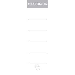 Exacompta Einsteckrückenschilder 70mm 10St