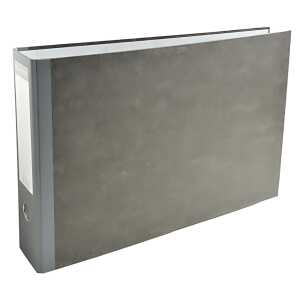 Exacompta Ordner wolkenmarmor grau A3 80mm