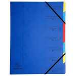 Exacompta Ordnungsmappe A4 7tlg blau