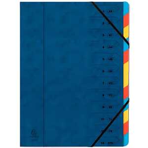 Ordnungsmappe 12-tlg A4 bl