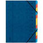 Exacompta Ordnungsmappe A4 12tlg blau