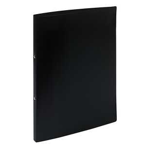 Ringb A4 Uni PP mE 2R 15mm schw