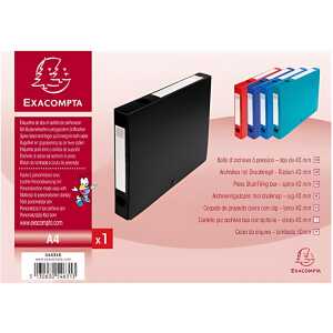 Exacompta Archivbox 40mm PP m. Dr. schwarz