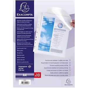 Schutzhü A4 ob off Lasche 25mm 10St