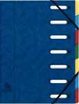 Exacompta Ordnungsmappe A4 7tlg Harmon blau