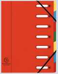 Exacompta Ordnungsmappe A4 7tlg Harmon rot