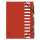 Exacompta Ordnungsmappe A4 12tlg Harmon rot