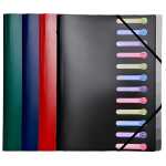 Ordnungsmap A4 m Sichtf 12tlg sort