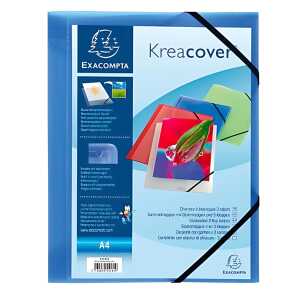 Exacompta Sammelmappe A4 PP KC Transp. bl