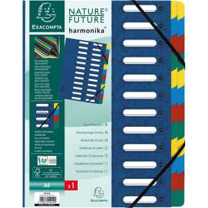 Ordnmappe 24tlg A4 Harmonika bl