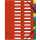 Exacompta Ordnungsmappe A4 24tlg Harmon rot
