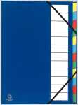 Ordnungsmappe Ordo 12 Fächer blau