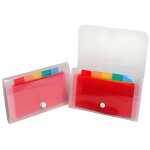 Exacompta Fächermappe Crystal 6tlg tr-weiss