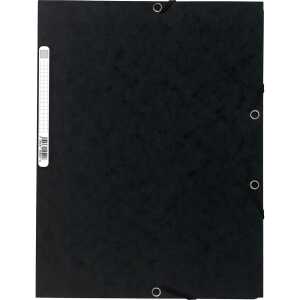 Exacompta Sammelmappe 3Kla/Gz Etikett schwarz