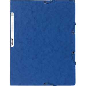 Exacompta Sammelmappe 3Kla/Gz Etikett blau