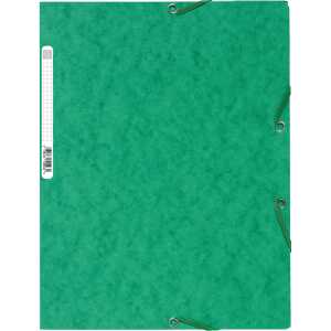 Exacompta Sammelmappe 3Kla/Gz Etikett Grün