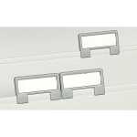 Exacompta Sichtreiter Set A 5 St. steingrau