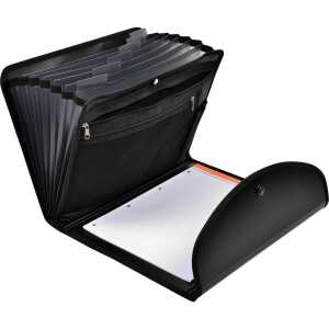 Fächermap A4 Exafolio 6tlg schw