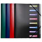 Ordnungsmap A4 m Sichtf 8tlg sort