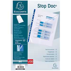 Exacompta Pro-Hül StopDoc A4 PP gl 60µ 100St