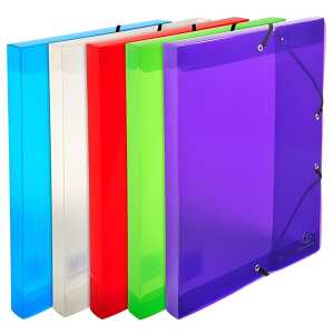 Archiv-Box 25mm PP Crystal Col