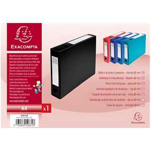 Exacompta Archivbox 60mm PP m. Dr. schwarz