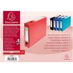 Exacompta Archivbox 60mm PP m. Dr. rot