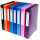 Exacompta Archivbox Opak PP R40mm sortiert
