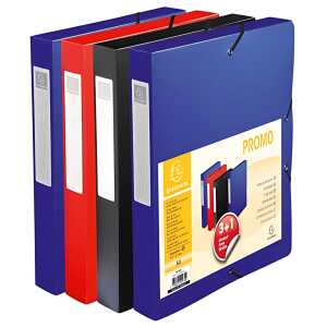 Exacompta Archivbox Opak PP 40mm blau